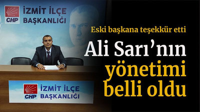 Eski başkana teşekkür etti Ali Sarı’nın yönetimi belli oldu